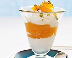 Parfait grecesc cu clementine